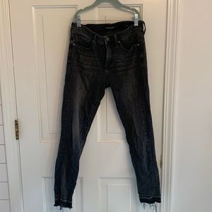 banana republic dark gray skinny jeans